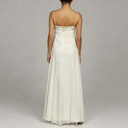 Issue New York Women's Silk Beaded Evening Gown