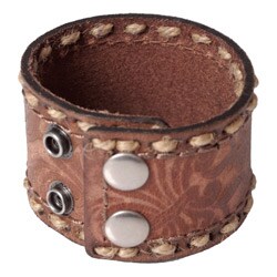 Journee Collection Women's Fleur-de-lis Pattern Snap Bracelets