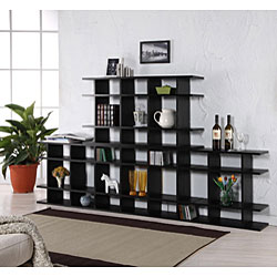Cooper Stackable Black Wood Display Stand