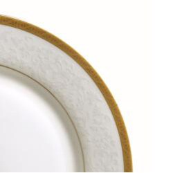 Lorren Home Gold Milano 49-piece Dinnerware Set