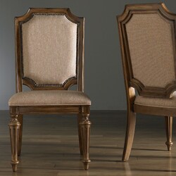 St. Joseph Weathered Patina Finish Side Chairs (Set of 2)