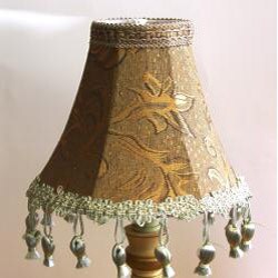 Gold Tapestry Chandelier Mini Shades (Set of 2)