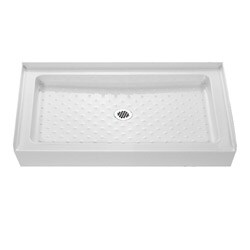 DreamLine Allure 30-37-inch Clear Glass Shower Door and Trio Base