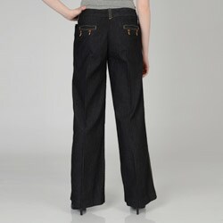 Larry Levine Women's Flat-front Pants