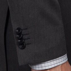 Claudio Morelli Men's Black Herringbone Sportcoat