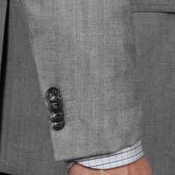Claudio Morelli Men's Black/White Herringbone Sportcoat