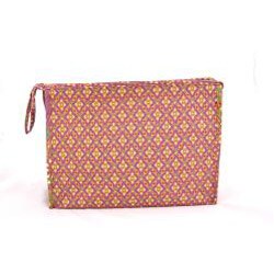 Cotton Canvas Small Violet Makeup Bag (Thailand)