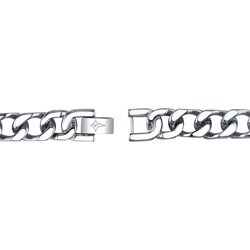 Stainless Steel Men's Curb Chain Bracelet