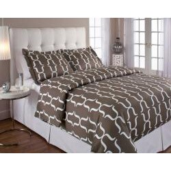 Brackets Count Sateen 3-piece Duvet Cover Set