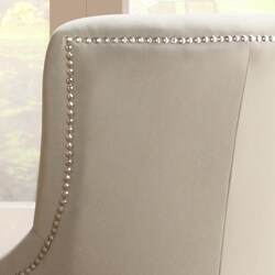 Westmont Tan Velvet Chair (Set of 2)