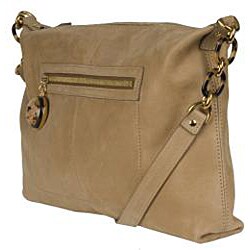 Fendi 'Forever' Tan Suede Cross-body Bag