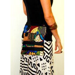 Cotton Original Patchwork Passport Bag (Kenya)