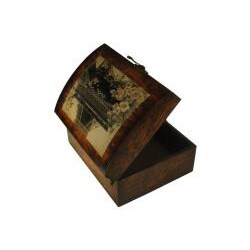 Decorative Jewelry & Keepsake Box with Eiffel Tower (Set of 2)