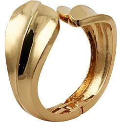 Toscana Collection Goldtone Crossover Bangle Bracelet