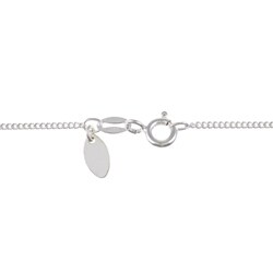 Disney's Tinkerbell Sterling Silver Crystal Necklace