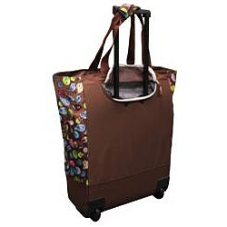 Olympia 20-inch Bird Rolling Shopper Tote