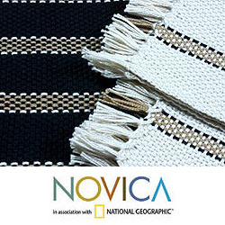 Set of 2 Cotton 'Night Wind' Placemats and Napkins (El Salvador)