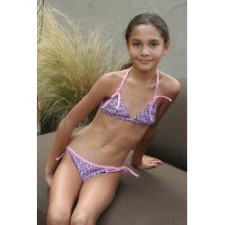Azul Swimwear Pink Panther Triangle Bikini