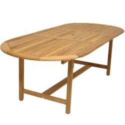 Padova Oval 9-piece Teak and Wicker Dining Set