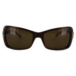 Kay Unger Women's K605 Brown/Gold Rhinestone Accent Fashion Sunglasses