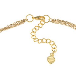 Goldplated Faux Pearl Drop Necklace