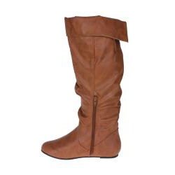 Story Women's 'Cookie' Tan Knee-high Boots