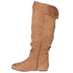 Story Women's 'Cookie' Chestnut Faux Suede Knee-high Boots