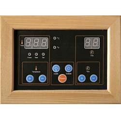 Radiant Sauna 3-person Corner Carbon Infrared Sauna