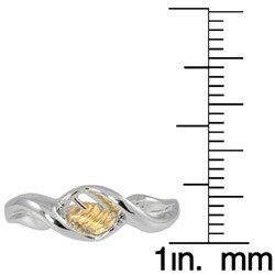 Wish Ring Sterling Silver Wavy Ring