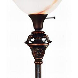 Simsbury 72-in Metallic Bronze Torchiere