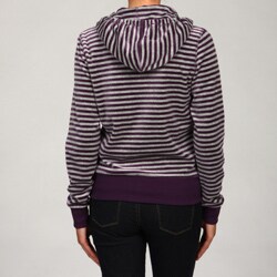 Calvin Klein Performance Women's Striped Hooded Sweater