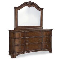 British Heritage Mahogany 9-drawer Dresser