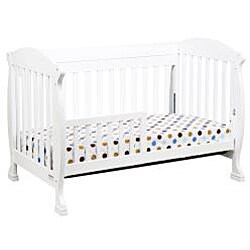 DaVinci Jacob 4-in-1 Crib with Toddler Rail in White