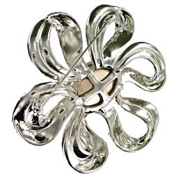 Cano Elegant Capri Blue Crystal Design Brooch