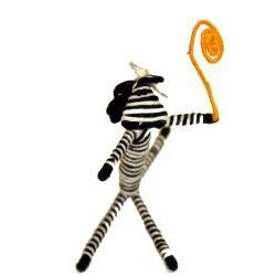 Yarn Zebra Sitting Picture Holder (Colombia)