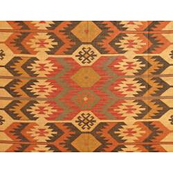 Indo Tribal Kilim Wool Rug (8' x 10')
