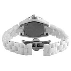 Peugeot Women's Swiss Ceramic White Sport Bezel Watch