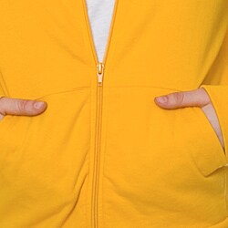American Apparel Unisex Gold California Fleece Zip Jogger Jacket