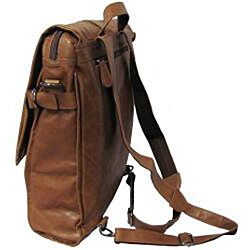 Amerileather Vintage Hunter Leather Messenger Bag/ Backpack