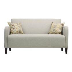 Portfolio Gabi Khaki Sand Linen Apartment-size Sofa