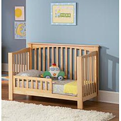 Mission Hardwood Natural Maple Convertible Crib 