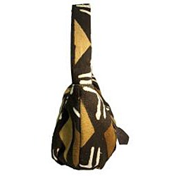 Zota Mud Cloth Hobo Bag Gold (Kenya)