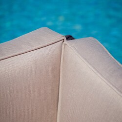 Santa Cruz Outdoor Brown PE Wicker Sofa Set