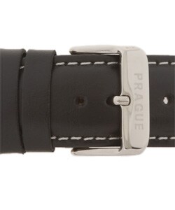 Prague Men's Easy Read White Dial Automatic Watch