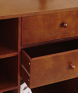 Walnut Sofa Storage Table