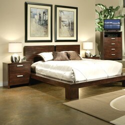 Cube Cherry Nightstand (Set of 2)