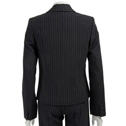 In The Now Women's Pinstripe 2-piece Pant Suit