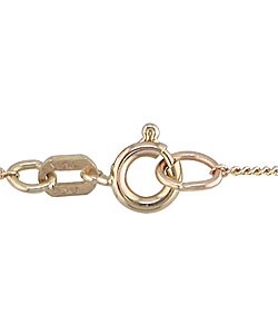 10k Yellow Gold Oval Citrine Pendant