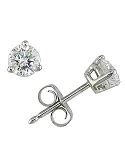 Platinum 1/2 carat diamond studs (G-H, I1-I2)