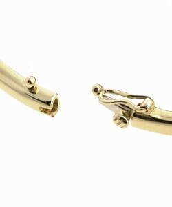 14k Gold  2/5ct TDW Princess Diamond Bangle (G, SI)